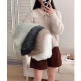 ふわふわシャギーポロニット シャギーニット 韓国ファッション | COCOMOMO | 詳細画像8