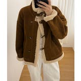 ムートンボアジャケット フェイクムートン ボアジャケット | COCOMOMO | 詳細画像12 