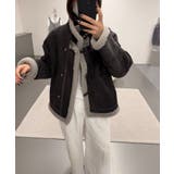 ムートンボアジャケット フェイクムートン ボアジャケット | COCOMOMO | 詳細画像17 