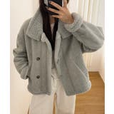 ムートンボアジャケット フェイクムートン ボアジャケット | COCOMOMO | 詳細画像2 