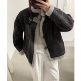 ムートンボアジャケット フェイクムートン ボアジャケット | COCOMOMO | 詳細画像20 