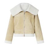 ビッグカラームートンジャケット フェイクムートン ボアジャケット | COCOMOMO | 詳細画像29 