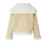 ビッグカラームートンジャケット フェイクムートン ボアジャケット | COCOMOMO | 詳細画像30 