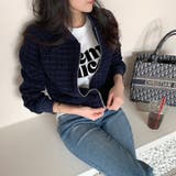 ツイードブルゾン ノーカラージャケット ブルゾン | COCOMOMO | 詳細画像3 