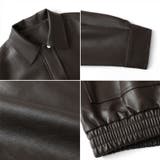 フェイクレザージャケット アウター ブルゾン | COCOMOMO | 詳細画像20 