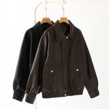 フェイクレザージャケット アウター ブルゾン | COCOMOMO | 詳細画像19 