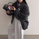 ドットボアジャケット ボアジャケット ブルゾン | COCOMOMO | 詳細画像11 