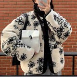 リバーシブルボアブルゾン ボアジャケット アウター | COCOMOMO | 詳細画像2 