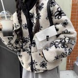 リバーシブルボアブルゾン ボアジャケット アウター | COCOMOMO | 詳細画像9 