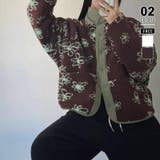 ブラウン | リバーシブルボアブルゾン ボアジャケット アウター | COCOMOMO