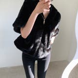 ふわふわフェイクファーブルゾン ショートブルゾン ファーコート | COCOMOMO | 詳細画像10