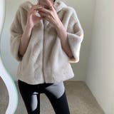 ふわふわフェイクファーブルゾン ショートブルゾン ファーコート | COCOMOMO | 詳細画像2