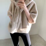 ふわふわフェイクファーブルゾン ショートブルゾン ファーコート | COCOMOMO | 詳細画像3