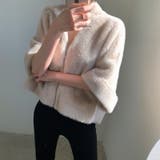 ふわふわフェイクファーブルゾン ショートブルゾン ファーコート | COCOMOMO | 詳細画像5