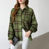 チェックシャツ ネルシャツ オーバーサイズ | COCOMOMO | 詳細画像25