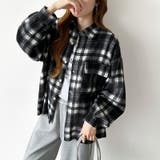 チェックシャツ ネルシャツ オーバーサイズ | COCOMOMO | 詳細画像3