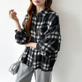 チェックシャツ ネルシャツ オーバーサイズ | COCOMOMO | 詳細画像8