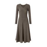 フレアニットワンピース フレアワンピース Vネックワンピース | COCOMOMO | 詳細画像39 