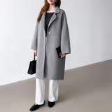 大人きれいめコート ウールコート ロングコート | COCOMOMO | 詳細画像15 