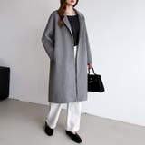 大人きれいめコート ウールコート ロングコート | COCOMOMO | 詳細画像26 