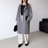 大人きれいめコート ウールコート ロングコート | COCOMOMO | 詳細画像27 