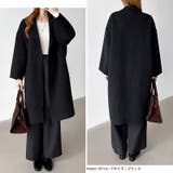 大人きれいめコート ウールコート ロングコート | COCOMOMO | 詳細画像36 