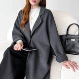 大人きれいめコート ウールコート ロングコート | COCOMOMO | 詳細画像49 