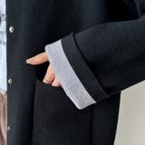 裏配色カーディガン 配色カーディガン ニットカーディガン | COCOMOMO | 詳細画像18 