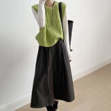 ガウチョパンツ ワイドパンツ ワイドクロップドパンツ | COCOMOMO | 詳細画像14 