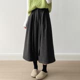 ガウチョパンツ ワイドパンツ ワイドクロップドパンツ | COCOMOMO | 詳細画像9 