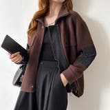 デニム切り替えブルゾン デニムドッキング ブルゾン | COCOMOMO | 詳細画像3