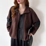 デニム切り替えブルゾン デニムドッキング ブルゾン | COCOMOMO | 詳細画像4