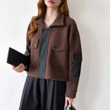 デニム切り替えブルゾン デニムドッキング ブルゾン | COCOMOMO | 詳細画像8