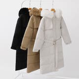 ファー付き中綿ロングコート ロングコート 中綿コート | COCOMOMO | 詳細画像32 