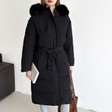 ファー付き中綿ロングコート ロングコート 中綿コート | COCOMOMO | 詳細画像15 