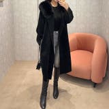 ファー付きコート ロングコート ファーコート | COCOMOMO | 詳細画像12 