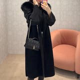 ファー付きコート ロングコート ファーコート | COCOMOMO | 詳細画像13 