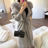 ファー付きコート ロングコート ファーコート | COCOMOMO | 詳細画像4 