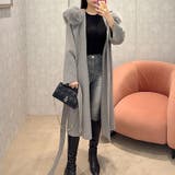 ファー付きコート ロングコート ファーコート | COCOMOMO | 詳細画像6 