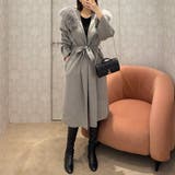 ファー付きコート ロングコート ファーコート | COCOMOMO | 詳細画像7 