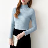 あったか裏シャギー 裏起毛 ハイネックニット | COCOMOMO | 詳細画像13