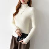 あったか裏シャギー 裏起毛 ハイネックニット | COCOMOMO | 詳細画像27