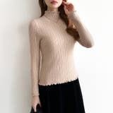 あったか裏シャギー 裏起毛 ハイネックニット | COCOMOMO | 詳細画像3