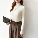 あったか裏シャギー 裏起毛 ハイネックニット | COCOMOMO | 詳細画像31