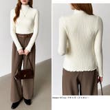 あったか裏シャギー 裏起毛 ハイネックニット | COCOMOMO | 詳細画像34