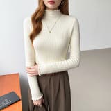 あったか裏シャギー 裏起毛 ハイネックニット | COCOMOMO | 詳細画像37