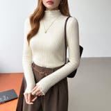 あったか裏シャギー 裏起毛 ハイネックニット | COCOMOMO | 詳細画像38