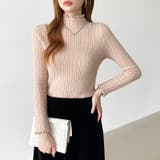 あったか裏シャギー 裏起毛 ハイネックニット | COCOMOMO | 詳細画像4