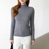 あったか裏シャギー 裏起毛 ハイネックニット | COCOMOMO | 詳細画像40