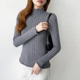 あったか裏シャギー 裏起毛 ハイネックニット | COCOMOMO | 詳細画像41